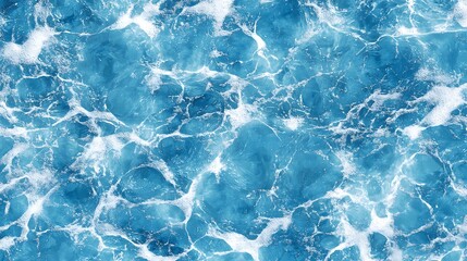 Bird's-eye view of blue swimming pool water with ultra-realistic seamless texture