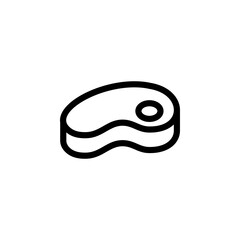 beef, steak meat, BBQ icon