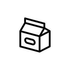 milk carton, milk box icon