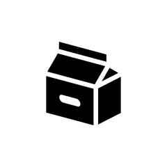 milk carton, milk box icon