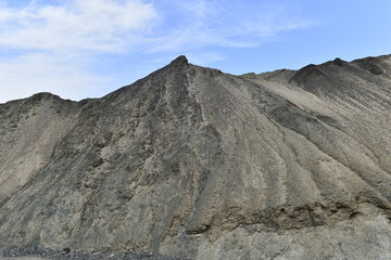 Geomorphic Scenery Desert in Xinjiang, China