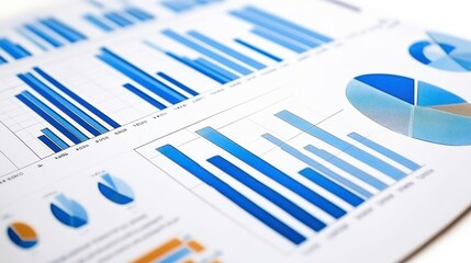 Business Advisor Presenting Report with Charts to Client