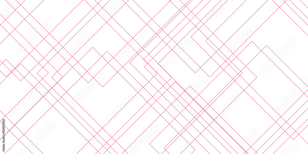 Aufkleber abstract background red technology geometric squares in bright light. white and red vector blueprint