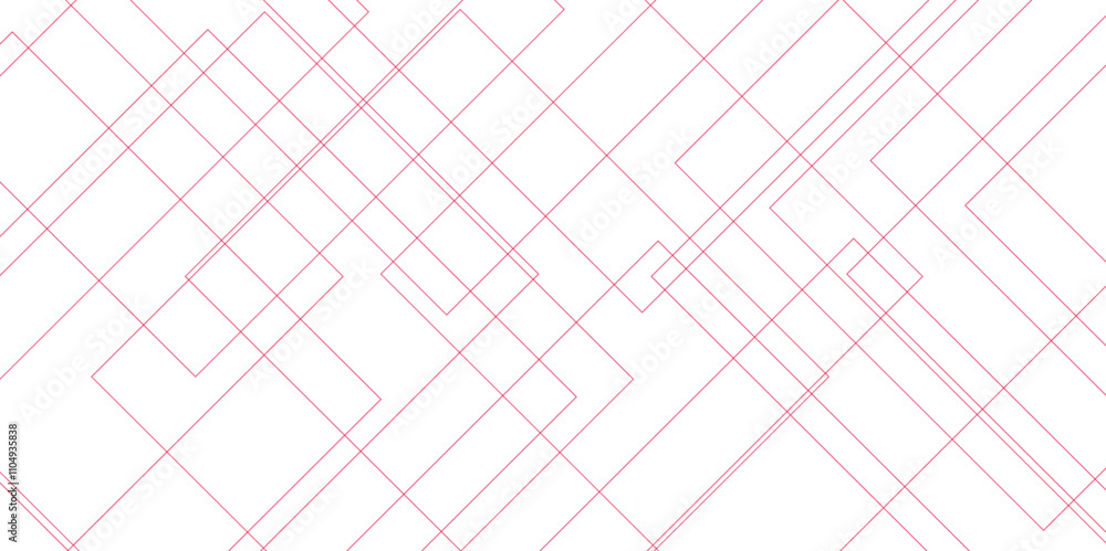 Aufkleber abstract background red technology geometric squares in bright light. white and red vector blueprint