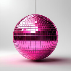 purple disco ball