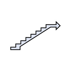 Upstairs Icon. Building Transportation Element. 