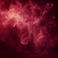 Fototapeta premium Red smoke on a black background