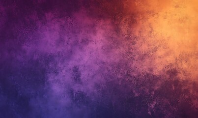 Fototapeta premium Grainy Dark Gradient Background Purple Pink Orange Abstract Glowing Wave Noise Texture Black Backdrop