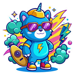 Obraz premium kids t-shirt design vector print Ready file png
