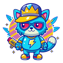 Obraz premium kids t-shirt design vector print Ready file png