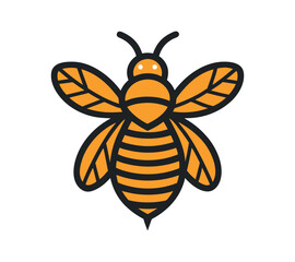 Bee icon vector art