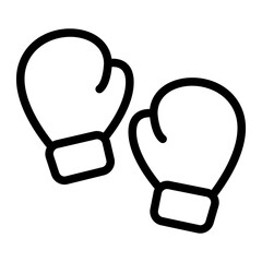 Boxing Line Icon