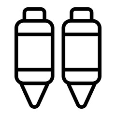 Crayon Line Icon