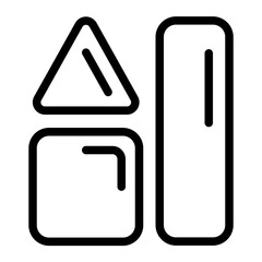 Geometric Shape Line Icon