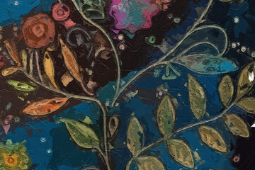 Oil paintings and various flowers, marine creatures, tigers, chrysanthemums, landscapes, cranes,...