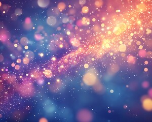 Grainy Blurred Color Gradient Background in Purple, Pink, and Blue: Dark Abstract Backdrop Ideal for Banner, Poster, Card, Wallpaper,