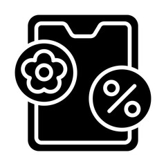Phone Spring Solid Icon