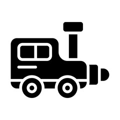 Train Toy Solid Icon