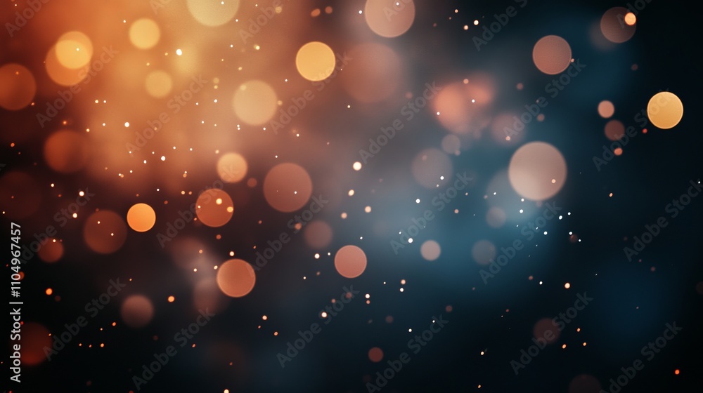 Poster festive new year’s background with vibrant fireworks display and glittering abstract bokeh lights, c