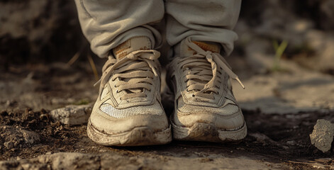 A photograph of The Old men's sneakers