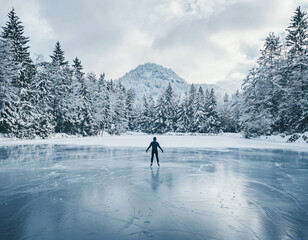 Winter Ice Skating