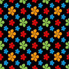 seamless pattern with flowers