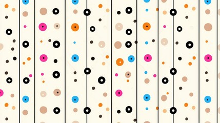 Colorful dot patterns abstract art digital design creative space close-up view modern aesthetic for home decor