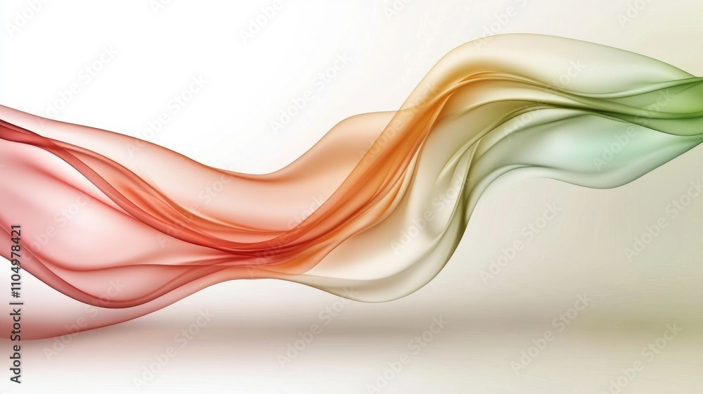 Poster dynamic color flow abstract art digital design contemporary space artistic perspective visual expres