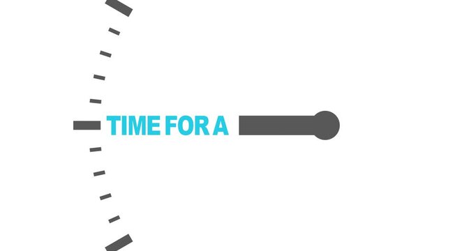 Clock with words Time for Action on its face. Business motivation