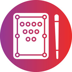 Billiard Table icon style