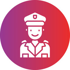 Police Officer icon style