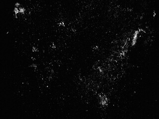 Starry Galaxy Graphic on Dark Background
