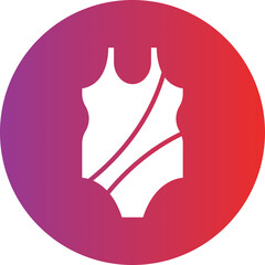 Swimsuit icon style