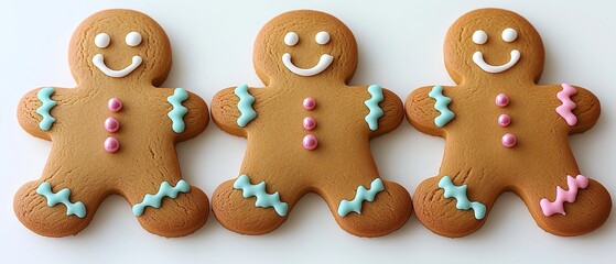 gingerbread man isolated on white background