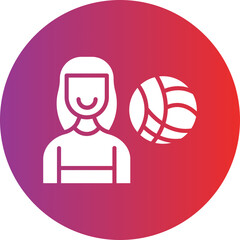 Lady Player icon style