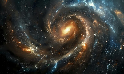 spiral galaxy background