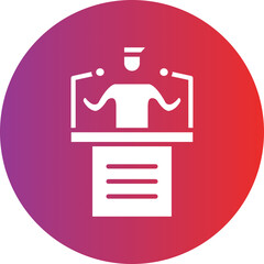 Politician icon style