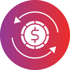 Dollar Exchange icon style