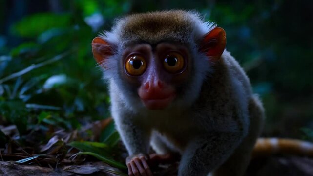 Slow Loris : A tiny nocturnal primate with big soulful eyes