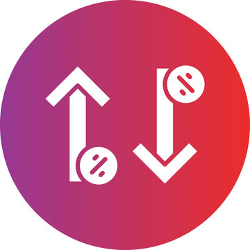 Increase and Decrease icon style