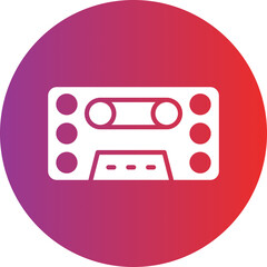 Obraz premium Cassettte icon style
