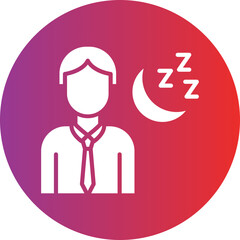 Healthy Sleeping icon style