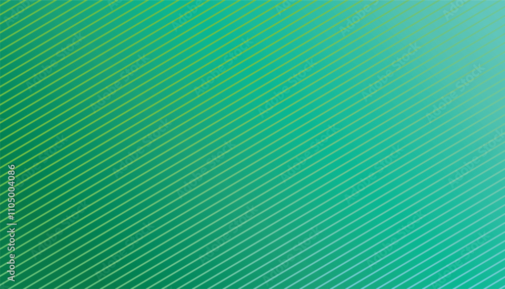 Aufkleber Green background with diagonal stripes. abstract glowing diagonal lines background. gradient horizontal stripes. vector illustration