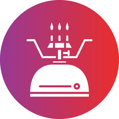 Camping Gas-burner icon style