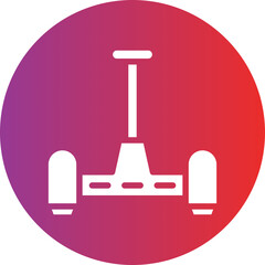 Hoverboarding icon style