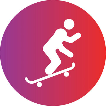 Longboarding icon style