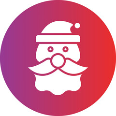 Santa icon style