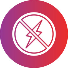 No Electricity icon style