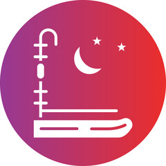 Night Skiing icon style