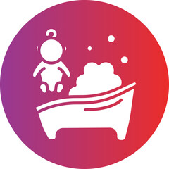 Baby Shower icon style
